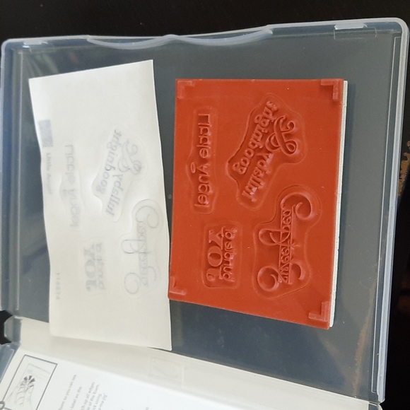 Little Angel Stampin Up set of 4 - Picture 3 of 3